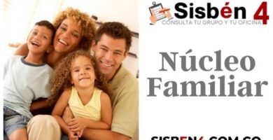 certificado sisbÃ©n nucleo familiar