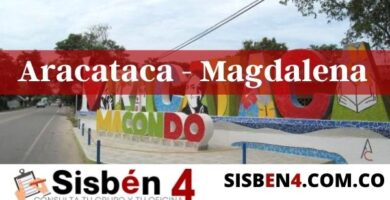 consultar puntaje del Sisbén 4 en Aracataca Magdalena