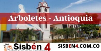 consultar puntaje del Sisbén 4 en Arboletes Antioquia