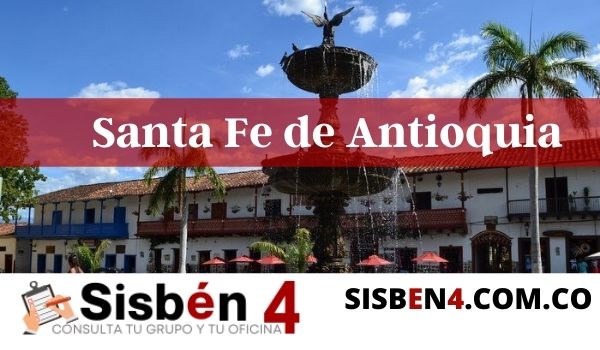 consultar puntaje del Sisbén 4 en Santa Fe de Antioquia