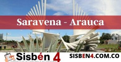 consultar puntaje del Sisbén 4 en Saravena Arauca