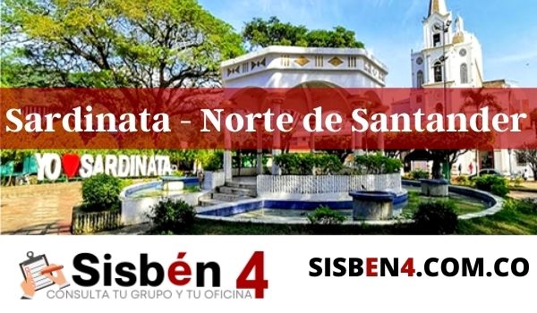 consultar puntaje del Sisbén 4 en Sardinata Norte de Santander