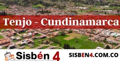 consultar el puntaje del Sisbén 4 en Tenjo Cundinamarca