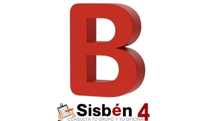 que significa el grupo b del sisben