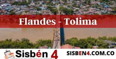 consultar puntaje del Sisbén 4 en falndes Tolima