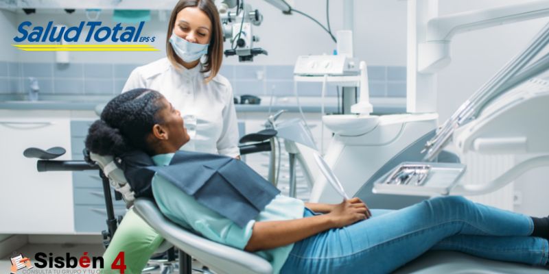 Agendar cita de odontología en Salud Total por internet